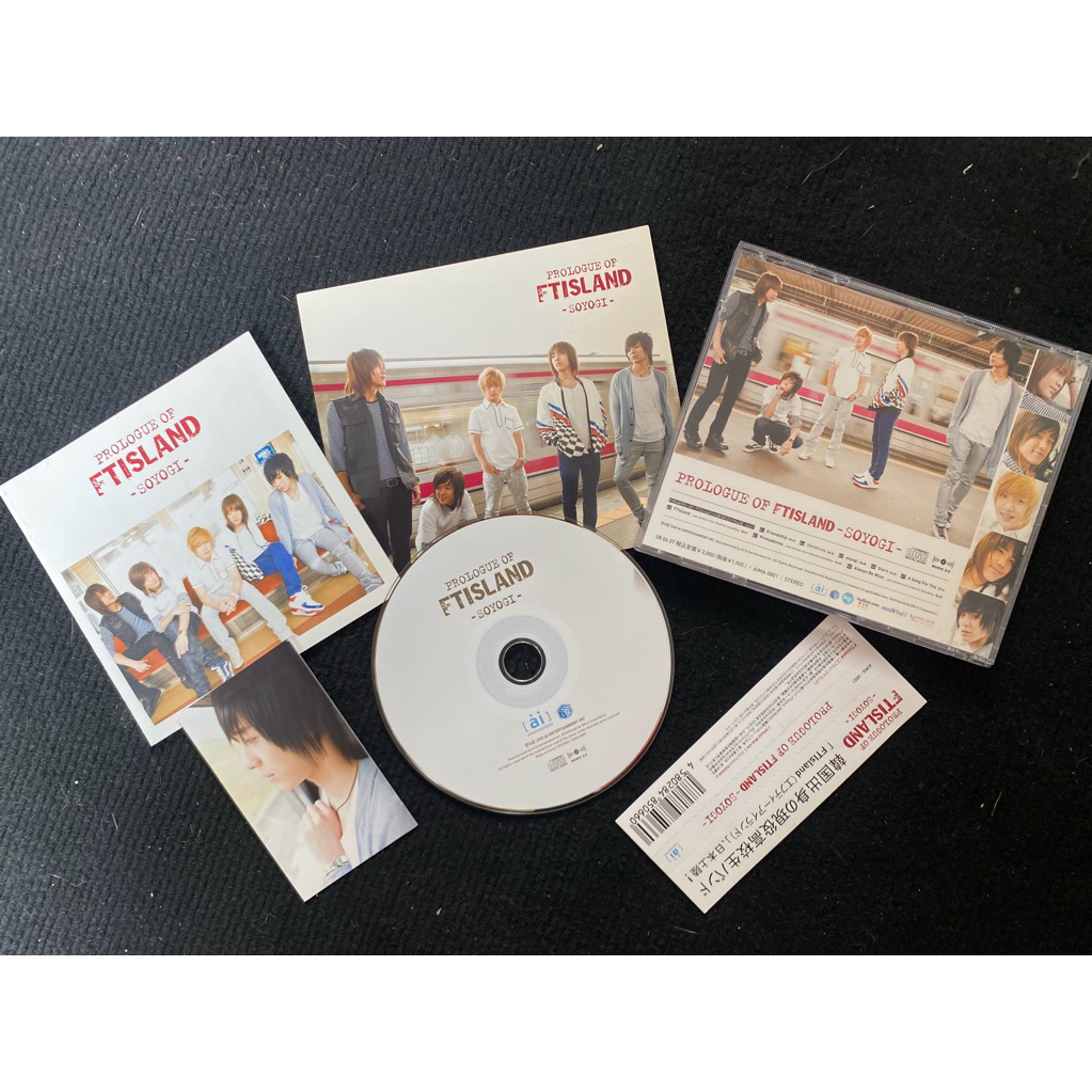 Ftisland mini album Soyogi đã khui seal, gồm CD   và photocard photobook