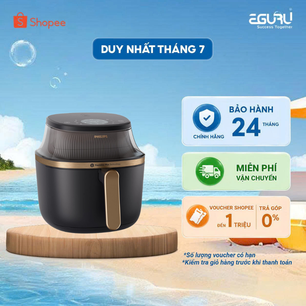 Nồi Chiên Không Dầu Philips NA332/00 6.2l | NA342/00 7.2l - Hàng Chính Hãng