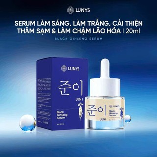 ( Chính Hãng) - LUNYS Tinh Chất Serum Black Ginseng Dưỡng Trắng Sáng Da, Cải Thiện Thâm Sạm, Hỗ Trợ Chậm Lão Hóa