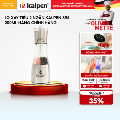 Lọ xay tiêu 2 ngăn KALPEN SB5 200ml hàng chính hãng