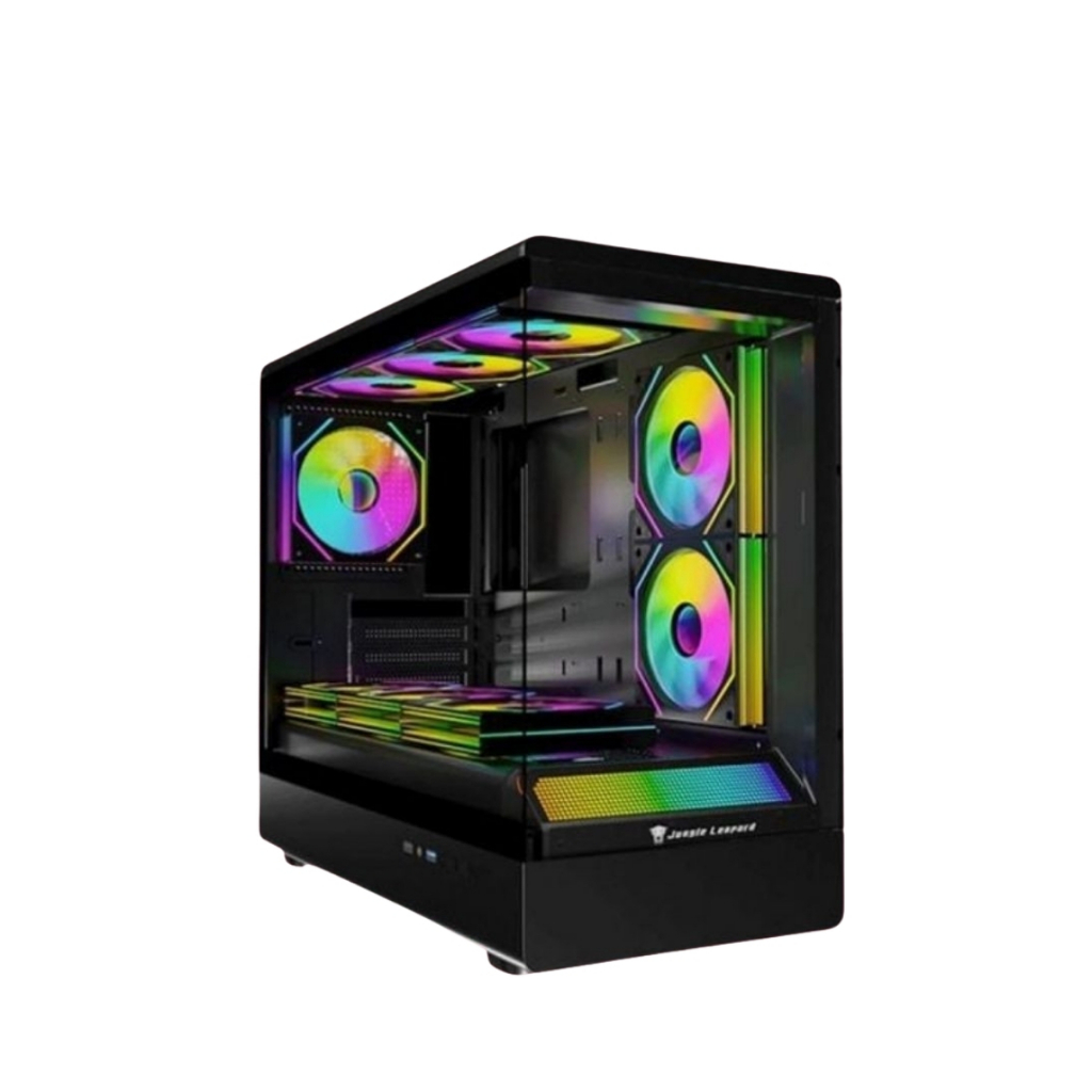 Thùng máy Case Leopard MS-01 RGB | Đen, trắng , không kèm fan - chính hãng