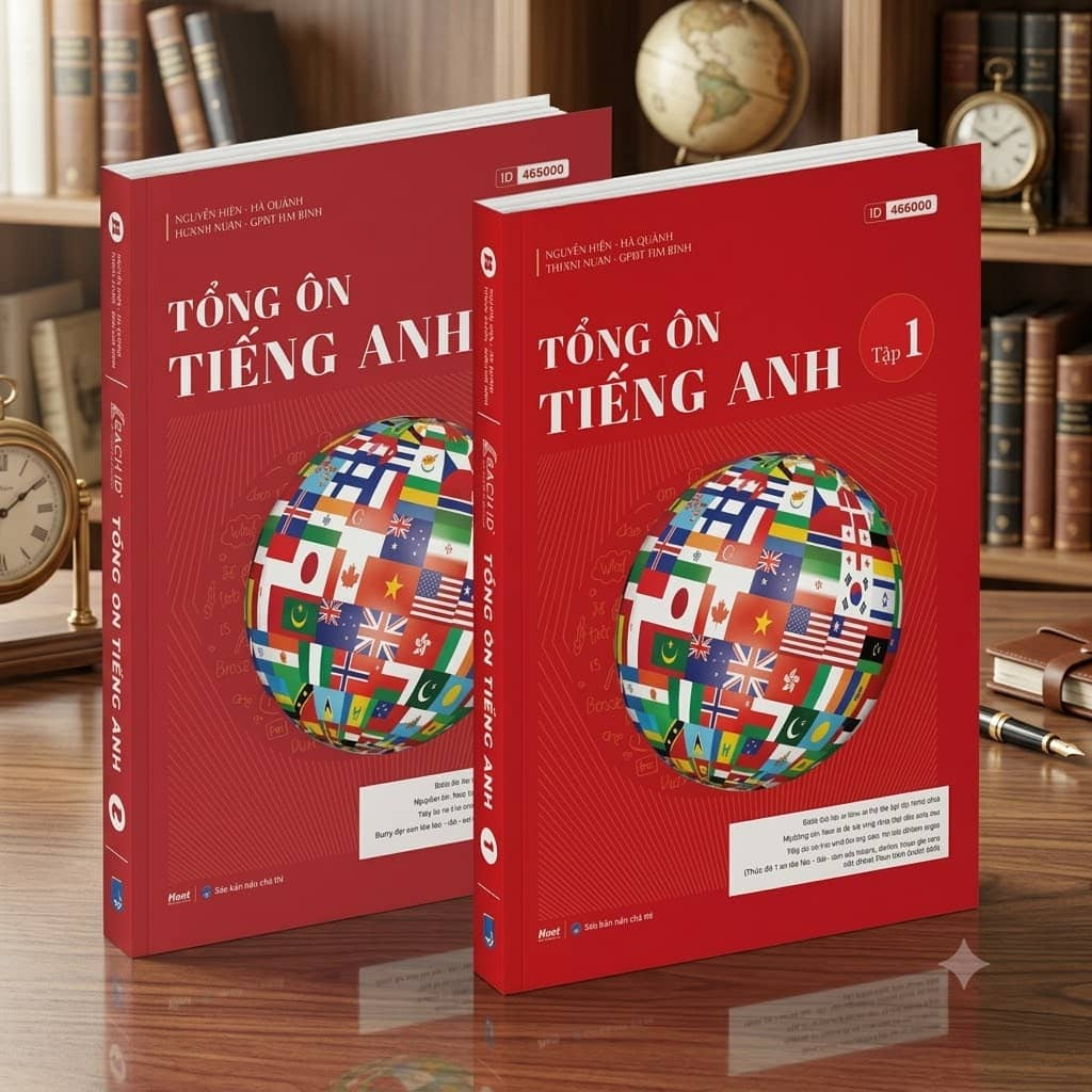Sách ID - [2025-2026] - Tổng Ôn Tiếng Anh 12 - Tập 1 & 2 - Ôn Thi Tốt Nghiệp THPT, Luyện Thi DGNL