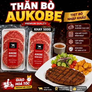 1kg Lõi thăn bò Aukobe. khay 500g (giao hoả tốc)