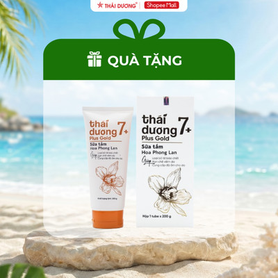 Sữa tắm Thái Dương 7 Plus Gold Hoa Phong Lan (Hộp 1 tube 200g)