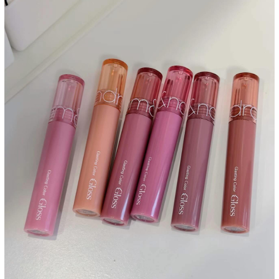 [Màu 01-10] Son tint bóng Romand Glasting Color Gloss 4g căng mọng môi Hàn Quốc
