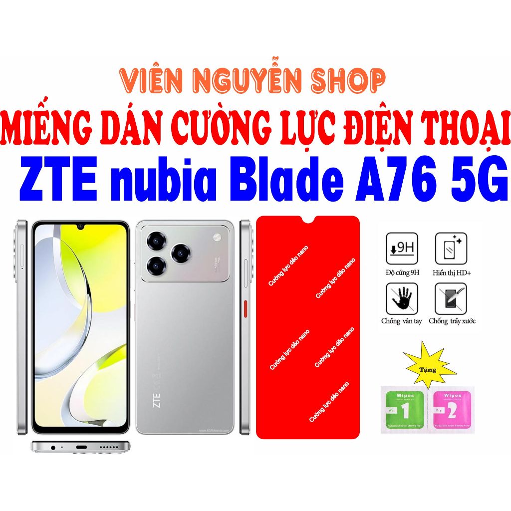 Kính cường lực dẻo cho điện thoại ZTE nubia Blade A76 5G