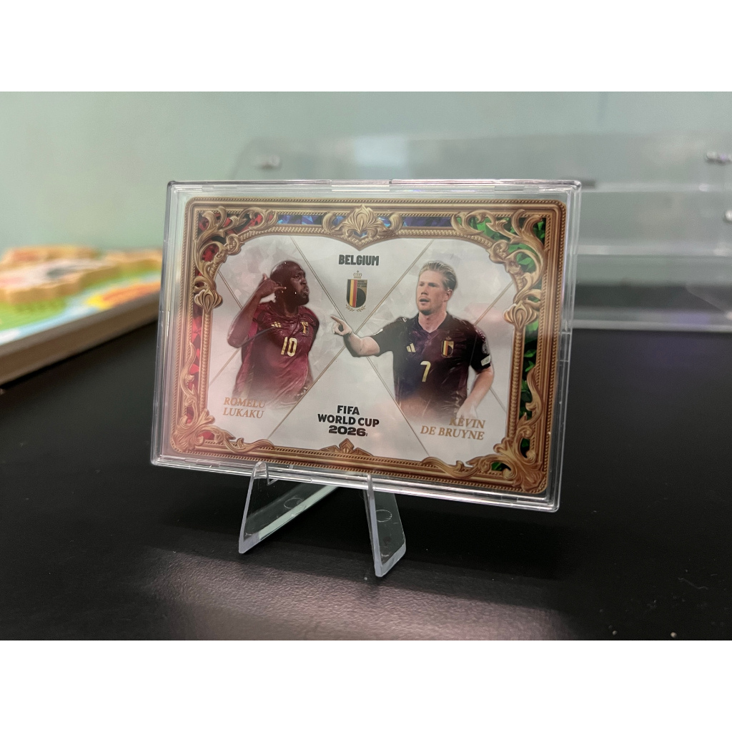 Thẻ Lukaku - Kevin De Bruyne - Gold Leaf KAYOU Panini World Cup 2026 - bảng hiếm