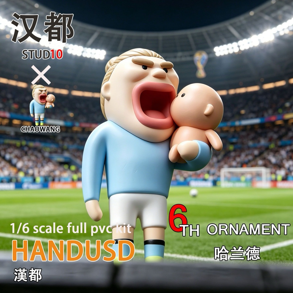 Mô hình thủ môn Erling Haaland, cao 8cm