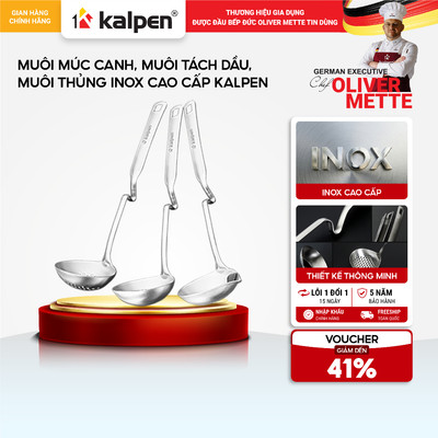 Bộ ba muôi canh Inox KALPEN MMD-MMT-MMC hàng chính hãng