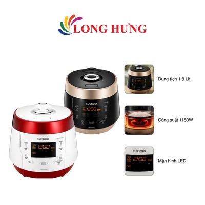 Nồi cơm điện áp suất điện tử Cuckoo 1.8 lít HP CRP-PK1000S - Hàng chính hãng