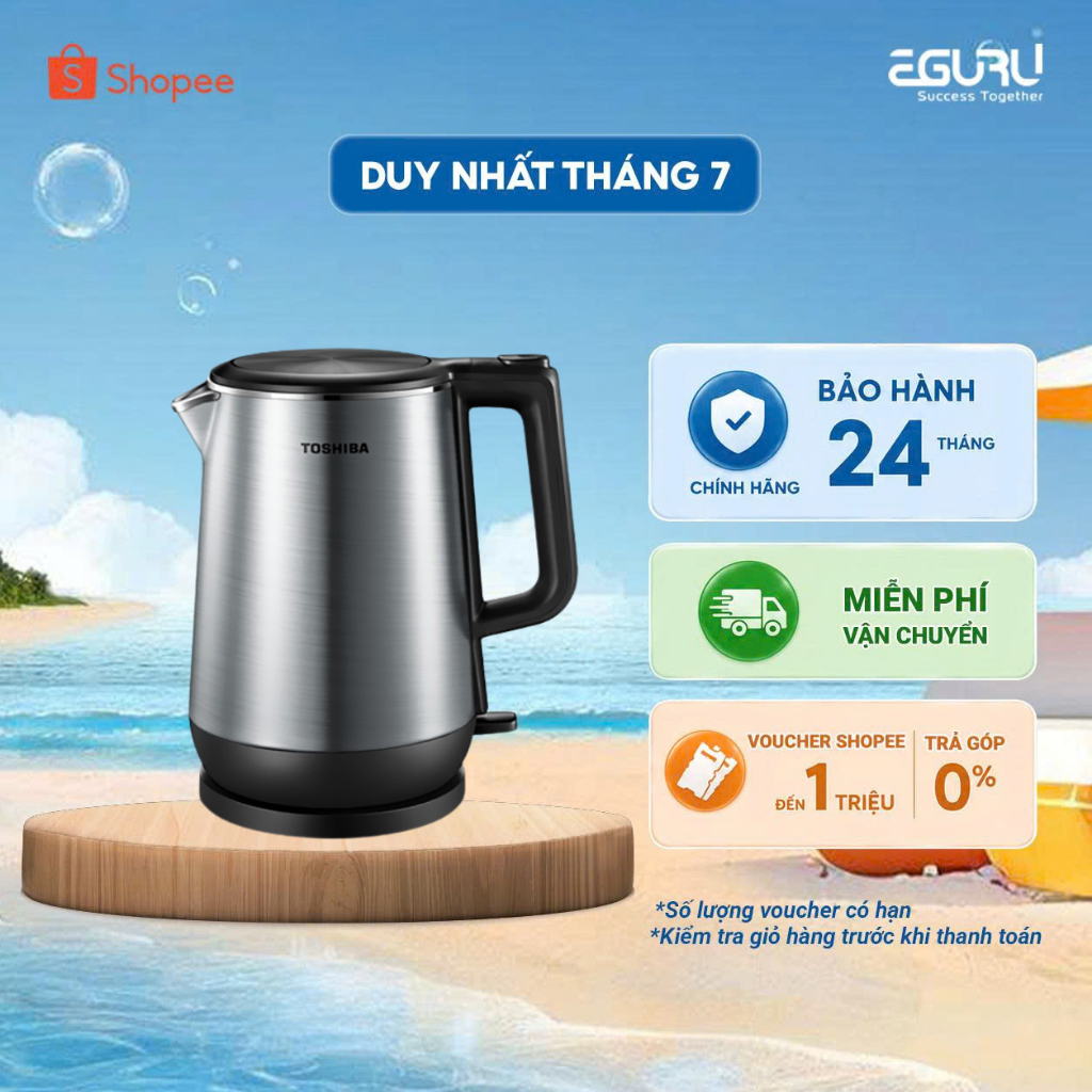 Bình Siêu Tốc Toshiba KT-17DR1NV / KT-17SH2NV / KT-15DS1PV / KT-15DS1NV - BH Chính Hãng 12 Tháng