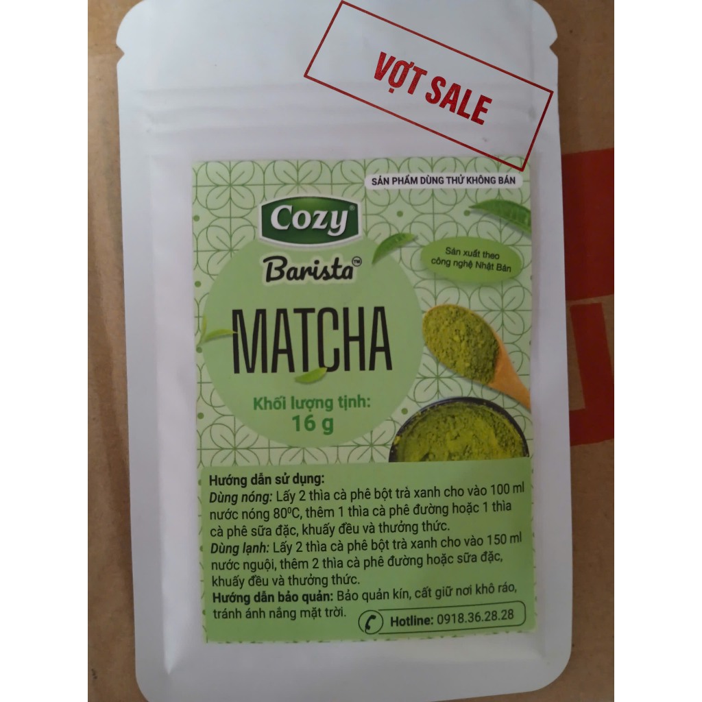 Mẫu thử Matcha Cozy