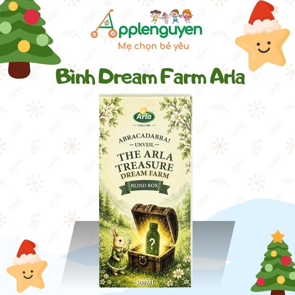 (GIFT) Bình Garden Mon+ Dream Farm 500ml Arala |Applenguyen94