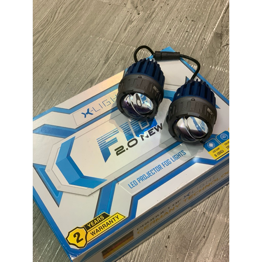Bi gầm Xlight F10 New 2.0 3 nhiệt màu (giá 1 cặp) - H2 Motocare