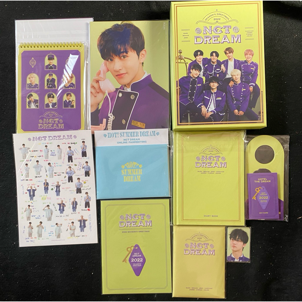 Nct dream album season’s greetings 2022 đã khui seal, gồm đầy đủ đồ như hình