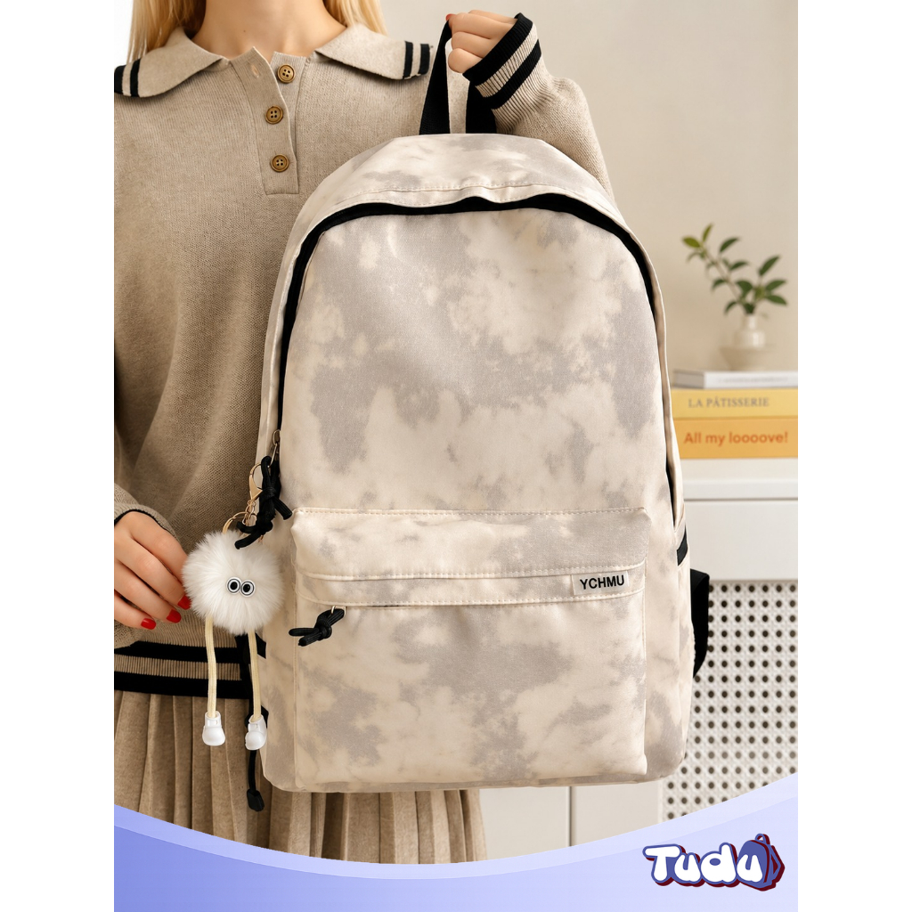 Balo Nam Nữ Tudu 018 Đi Học Đi Làm, Vải Nylon Nhẹ, Nhiều Ngăn, Ba lô phong cách Hàn Quốc | BigBuy360 - bigbuy360.vn