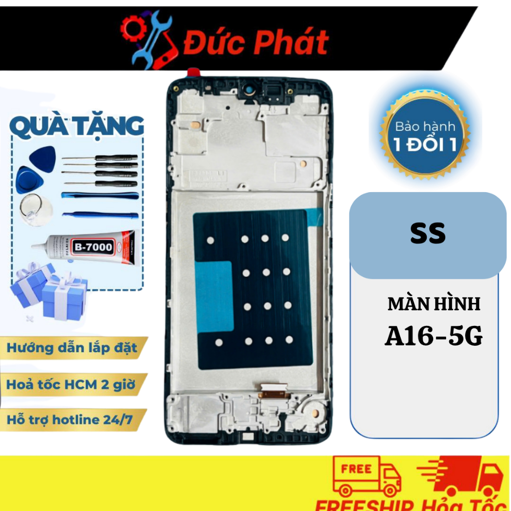 Màn Hình Thay Thế SS A16-5G /A166F/A166P KHUNG (A16-4G/ A16-5G/A26-5G/ A165F/ A166 QX K Khung( Tặng 