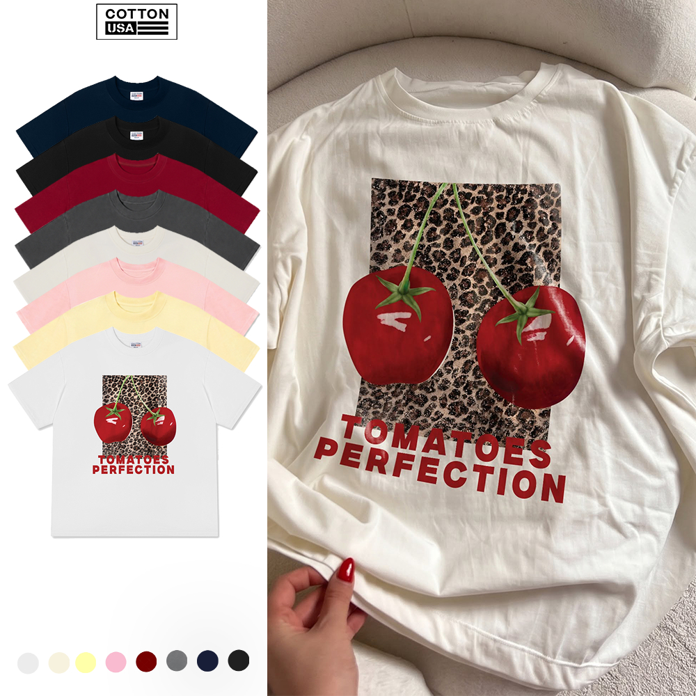 Áo Thun Relaxed Fit CottonUSA Vietnam "Urban Leopard Tomatoes Perfection" - PT0172PT