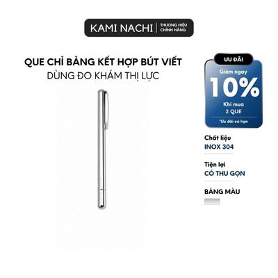 Que chỉ bảng kết hợp bút chất liệu inox cho giáo viên dạy học, bác sĩ đo khám mắt KAMI NACHI