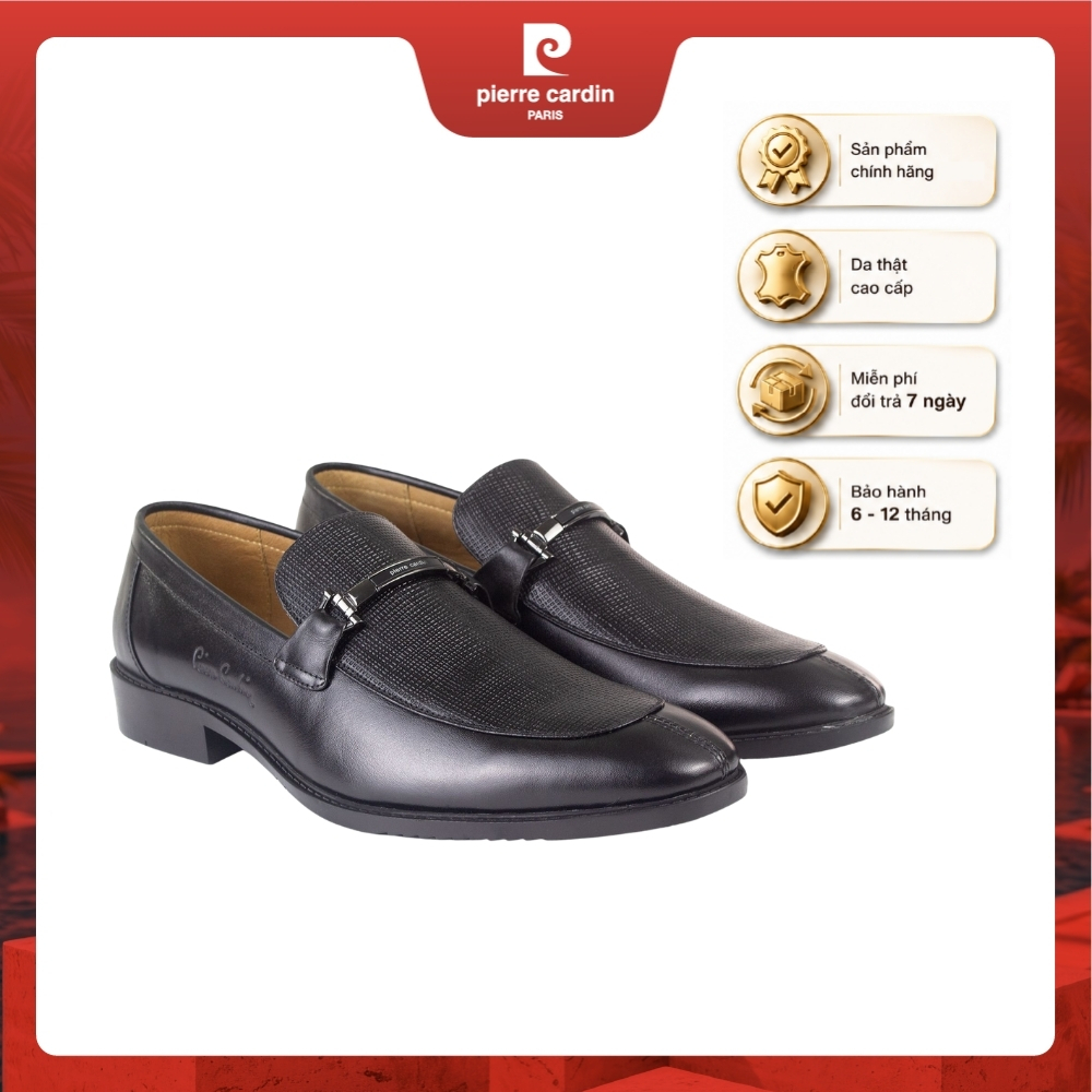 Giày tây lười Pierre Cardin vân sọc mã 783
