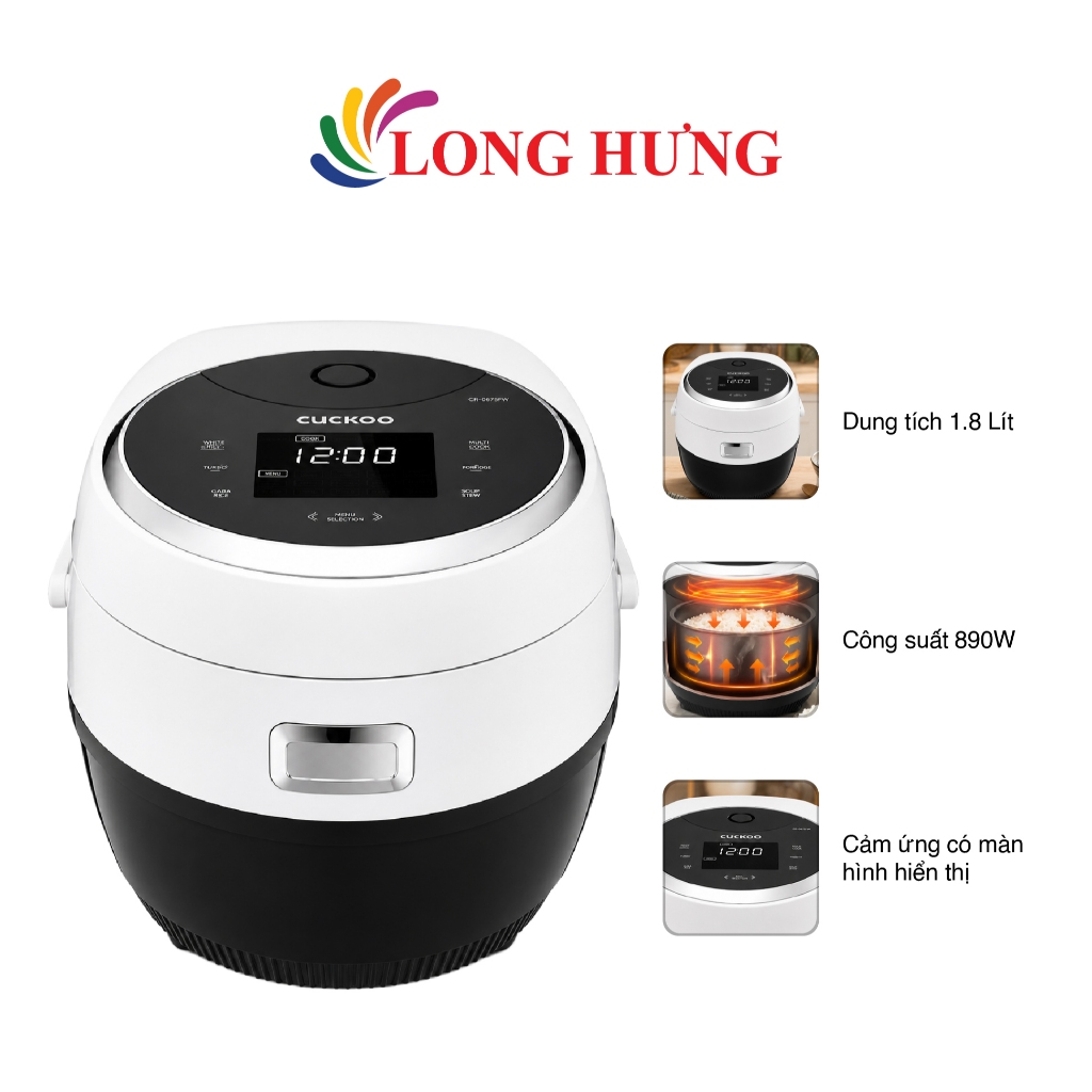 Nồi cơm điện tử Cuckoo 1.8 lít CR-1020F - Hàng chính hãng