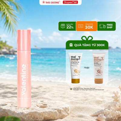 Xịt tóc Valentine hỗ trợ phục hồi tóc chắc khỏe, chăm sóc tóc dài suôn mượt Chai 100ml