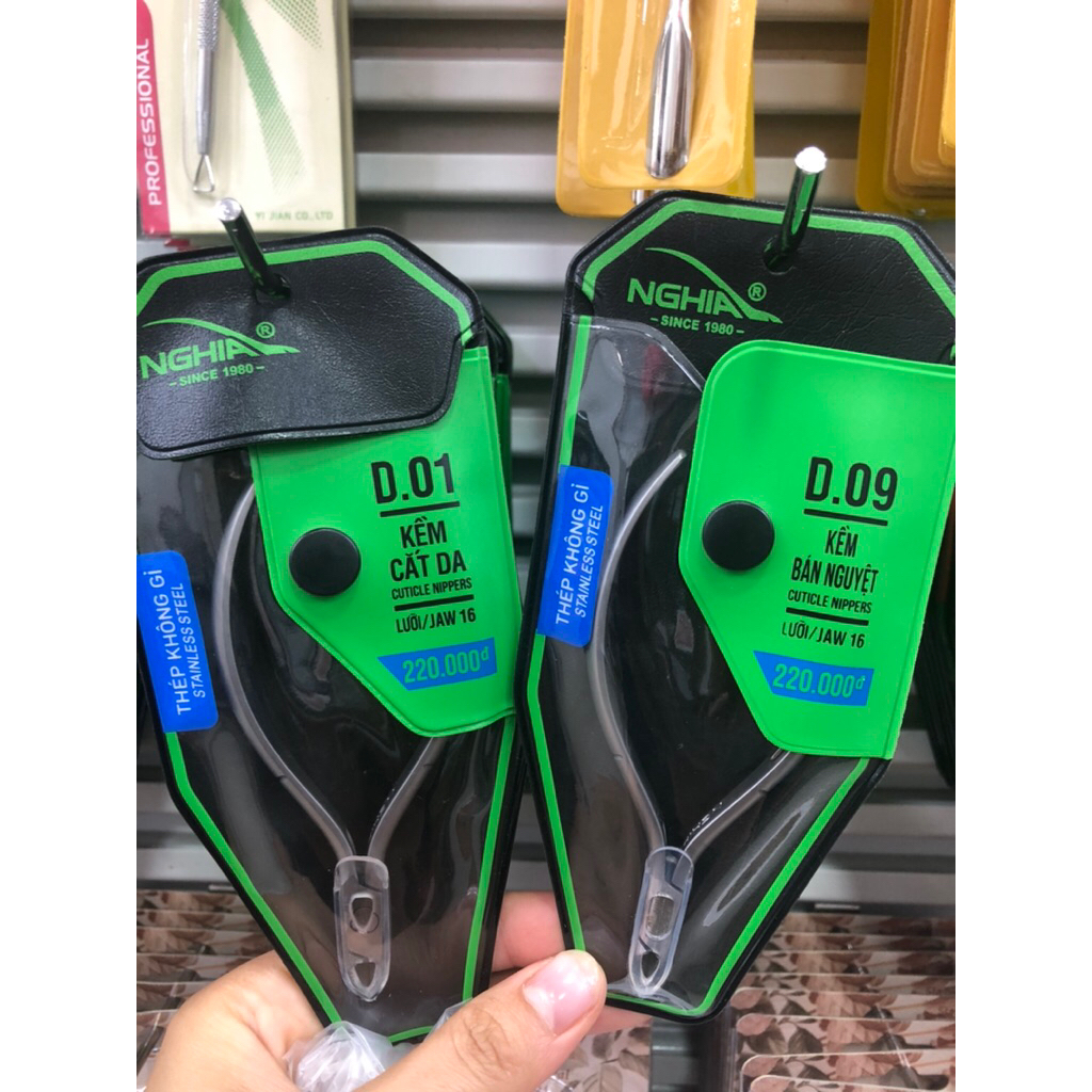 Kềm cắt da Nghĩa D01,  D04,  D09 Hàng Chính Hãng