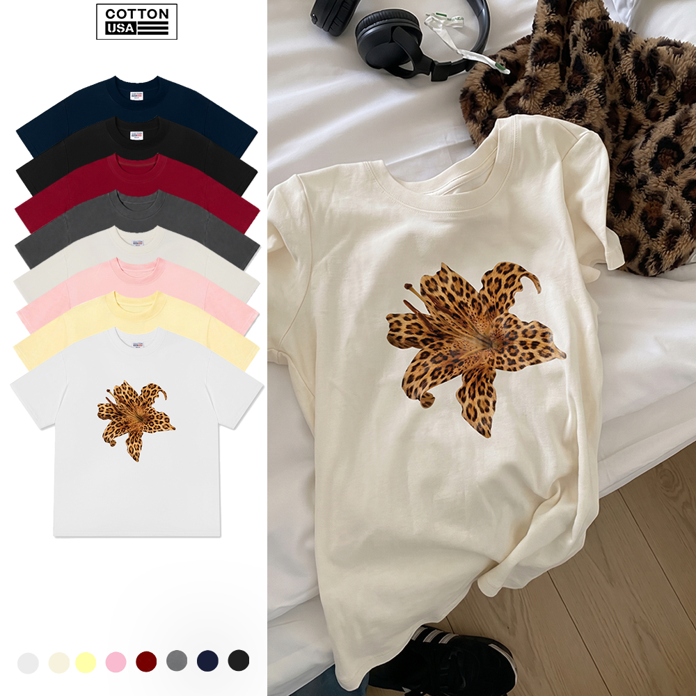 Áo Thun Relaxed Fit CottonUSA Vietnam "Urban Leopard Flower" - PT0177PT