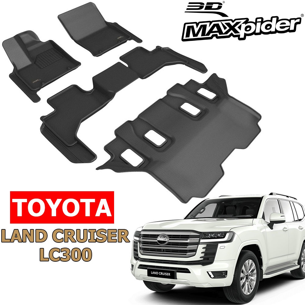 Thảm Lót Sàn TOYOTA LAND CRUISER LC300 chính hãng 3D MAXpider KAGU