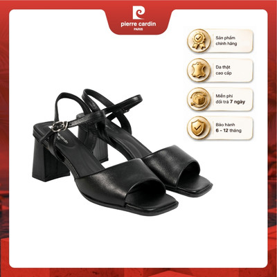 [NEW] Giày cao gót nữ Pierre Cardin, đế vuông cao 6cm, siêu nhẹ cực êm chân - 293