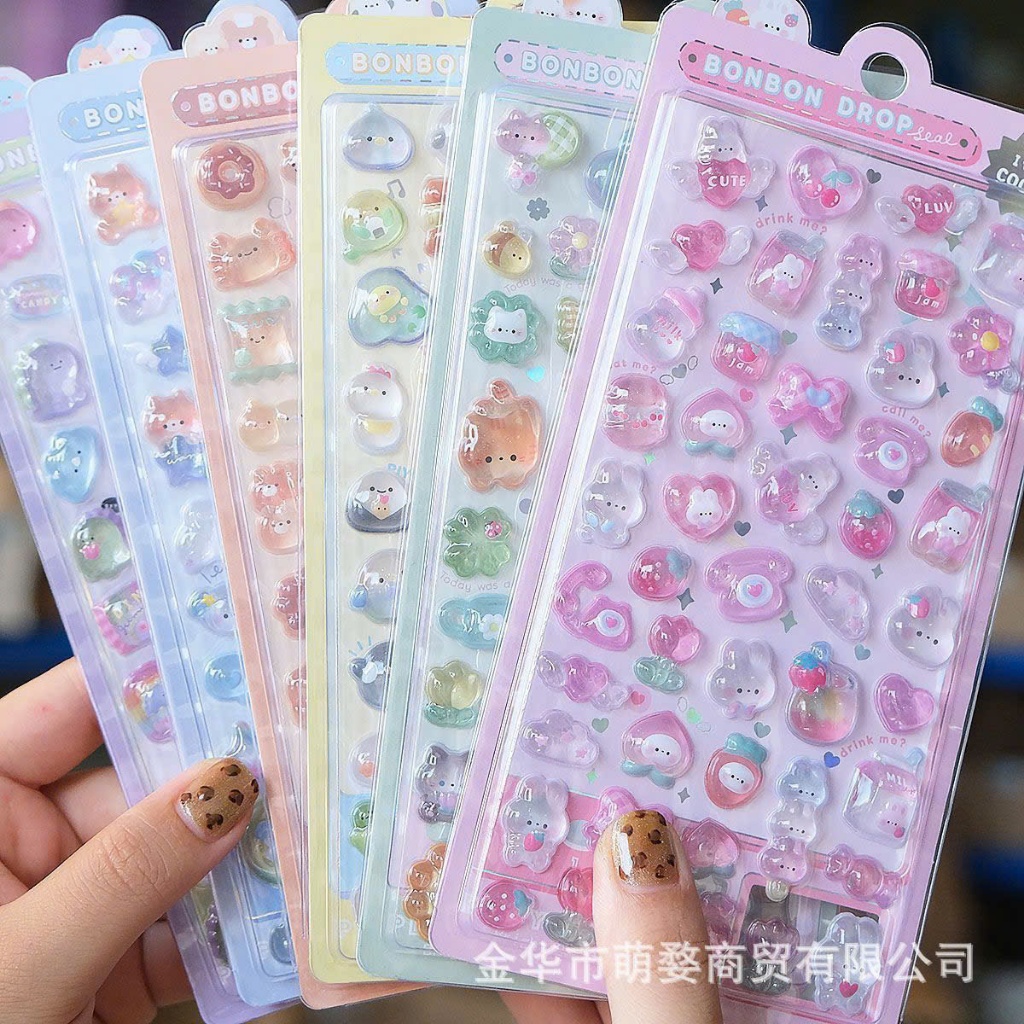 Sticker tấm nổi hoạt hình 3D-shop Liam