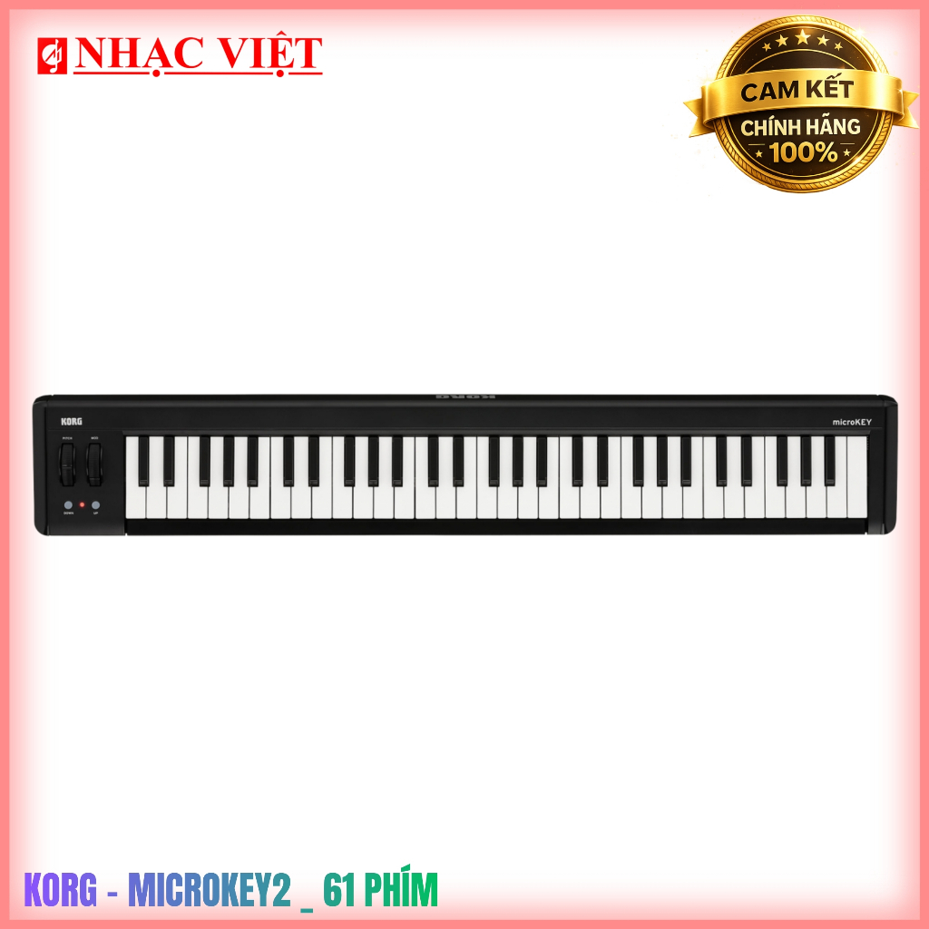 [Chính hãng] Bàn Phím Midi Controller nhà hãng KORG - MicroKey2 61 phím