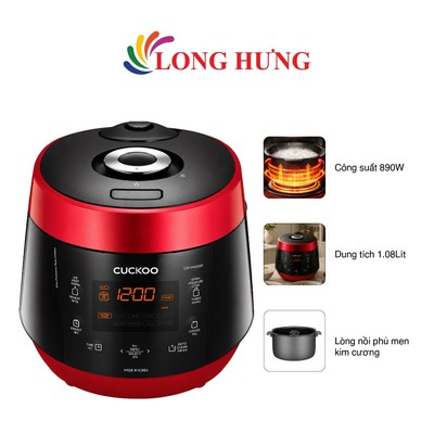 Nồi cơm điện áp suất điện tử Cuckoo 1.08 lít HP CRP-PK0600F - Hàng chính hãng