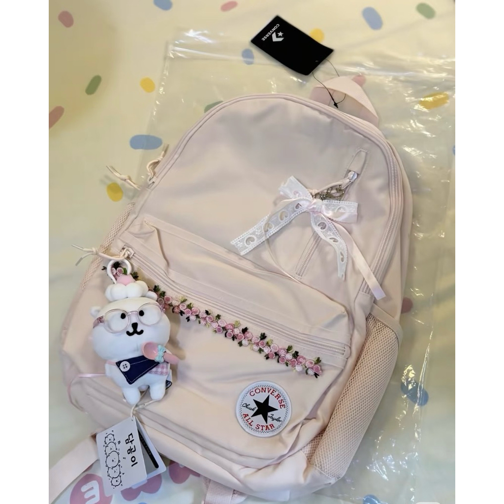 Balo Converse Go2 Backpack Hồng Nhạt ( ảnh thật )