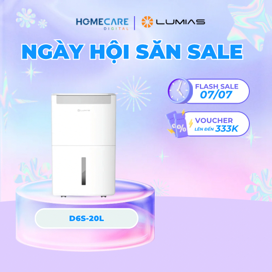 Máy Hút Ẩm-D6S-20L-Lumias