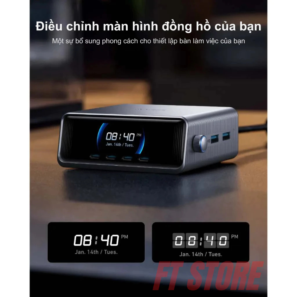 Trạm Sạc Anker Prime A2345 250W 6 Cổng - Bảo Hành 18 Tháng Chính Hãng Thời Đại Công Nghệ