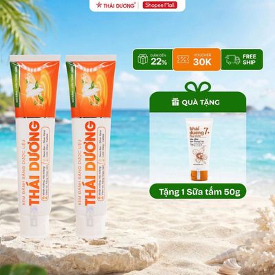 [Live] COMBO Kem đánh răng Thái Dương dược liệu giảm ê buốt, sâu răng, chảy máu chân răng kèm quà tặng - Sao Thái Dương