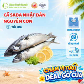 [HỎA TỐC HCM] Cá Saba Nhật Bản Nguyên Con - Túi 1 Kg