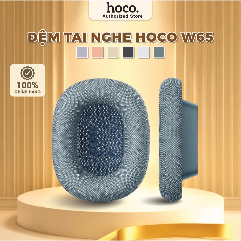 [1 Đôi] Đệm tai nghe thay thế W65 - Airpod Max - Hoco hàng chính hãng đủ 6 màu