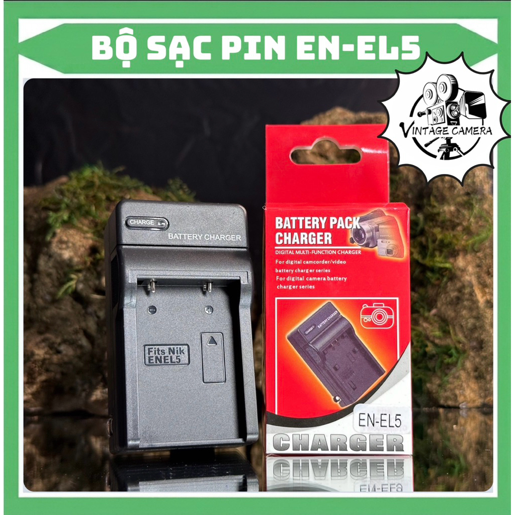 Sạc Pin Nikon EN-EL5 dùng cho Coolpix P530, Coolpix P520, Coolpix P510, Coolpix P500, Coolpix 3700, 