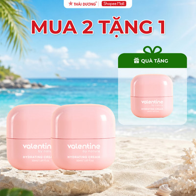 Kem dưỡng ẩm sáng da Valentine gạo lứt giúp làn da trắng sáng, mềm mịn 50ml