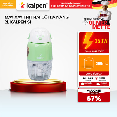 Máy xay thịt đa năng cối thuỷ tinh KALPEN OL2 300ml hàng chính hãng
