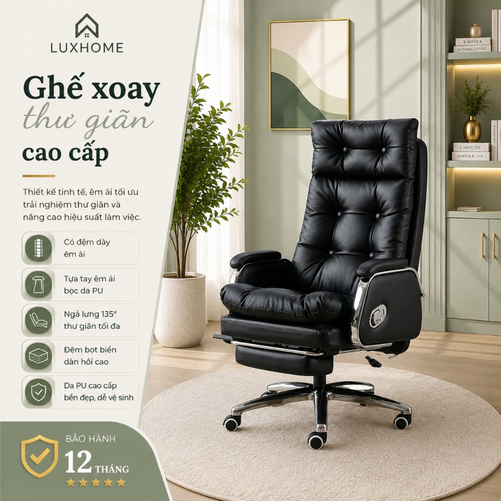 Ghế văn phòng, ghế xoay văn phòng, ghế giám đốc cao cấp M230