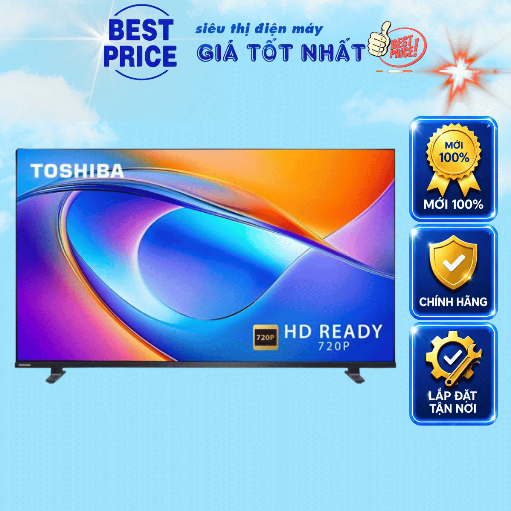 Smart Tivi Toshiba HD 32 inch 32V35RP | Toshiba FHD 43 inch 43V35RP - Hàng chính hãng