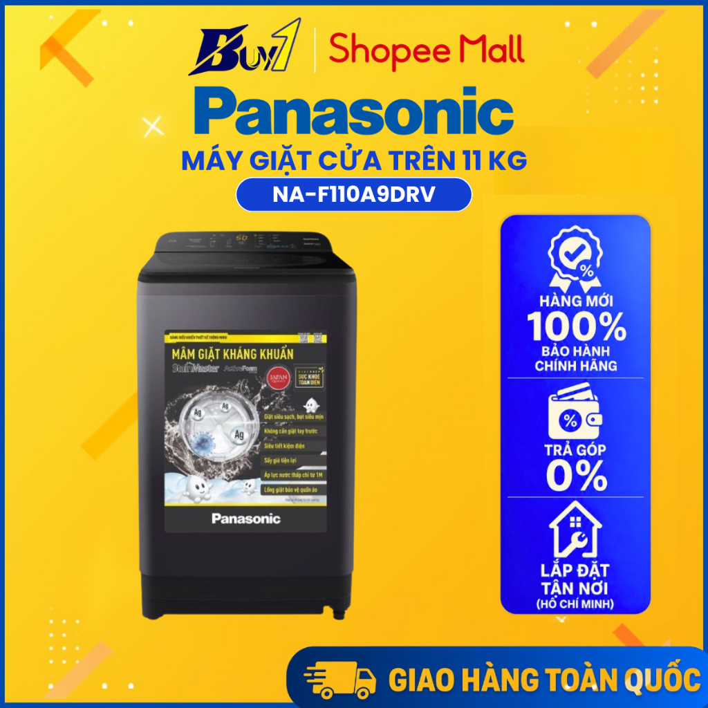NA-F110A9DRV - Máy giặt Panasonic 11 kg NA-F110A9DRV - Hàng Chính Hãng