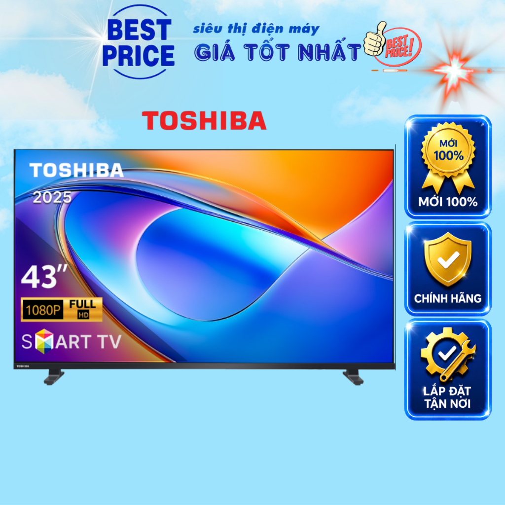 43E31RP | Smart Tivi Toshiba Full HD 43 inch 43E31RP - Hàng chính hãng