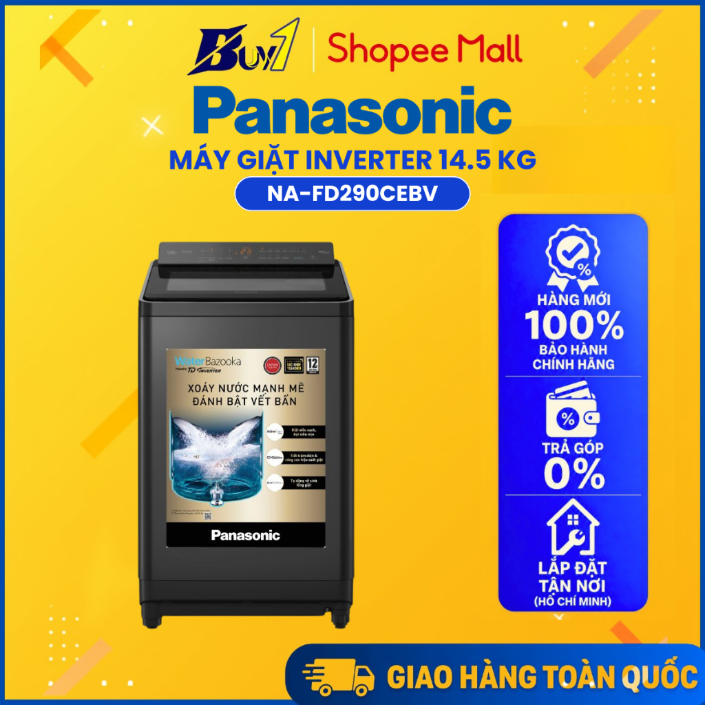 NA-FD290CEBV - Máy giặt Panasonic Inverter 14.5 kg NA-FD290CEBV - Hàng Chính Hãng