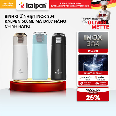Bình giữ nhiệt Inox 304 KALPEN DA07 500ml hàng chính hãng