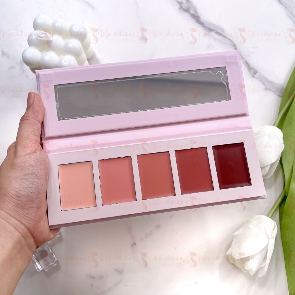 Bảng son Plouise - Naughty And Nice Lipstick Palettes - Sealed With A Kiss 4 ô