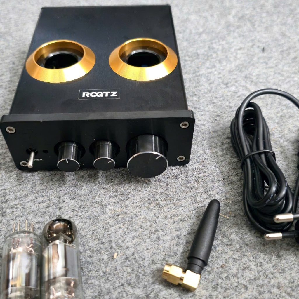 Tube Pre Đèn ROGTZ R-905 Eco - Tinh Chỉnh Bass Tép - Blutooth 5.0 - Kèm 2 Bóng 6J5